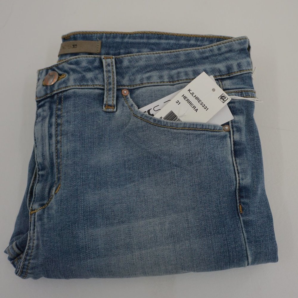 Joes Jeans Womens 31 The Markie Mid Rise Cropped Skinny Jeans Herrera Blue - Picture 10 of 10